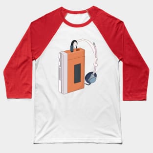 Vintage Retro 80s 90s Walkman Baseball T-Shirt